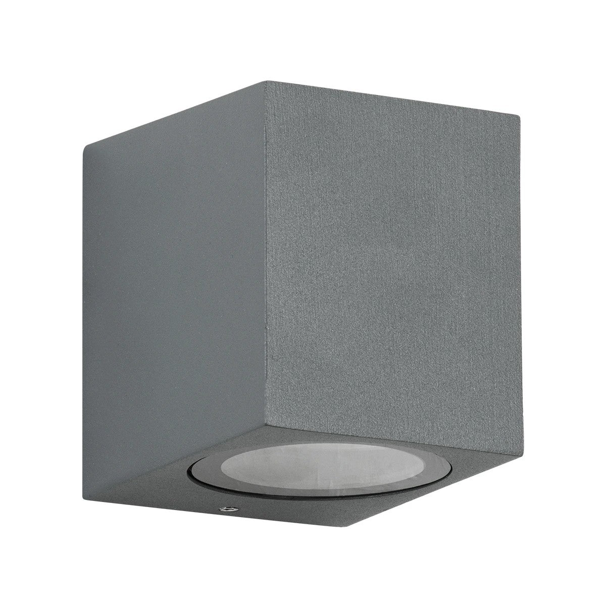 BURANO KLV-101-0019 Φωτιστικό Τοίχου / Απλίκα για Λάμπα MR16 με Ντουί GU10 AC 220-240V Αδιάβροχο IP65 - Γκρι Ανθρακί Ματ - Μ8 x Π8 x Υ7