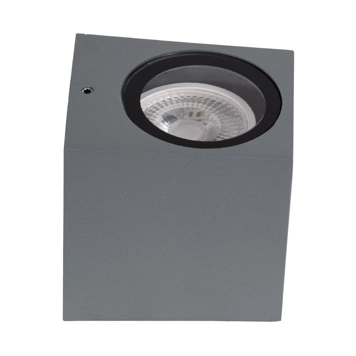 BURANO KLV-101-0019 Φωτιστικό Τοίχου / Απλίκα για Λάμπα MR16 με Ντουί GU10 AC 220-240V Αδιάβροχο IP65 - Γκρι Ανθρακί Ματ - Μ8 x Π8 x Υ7