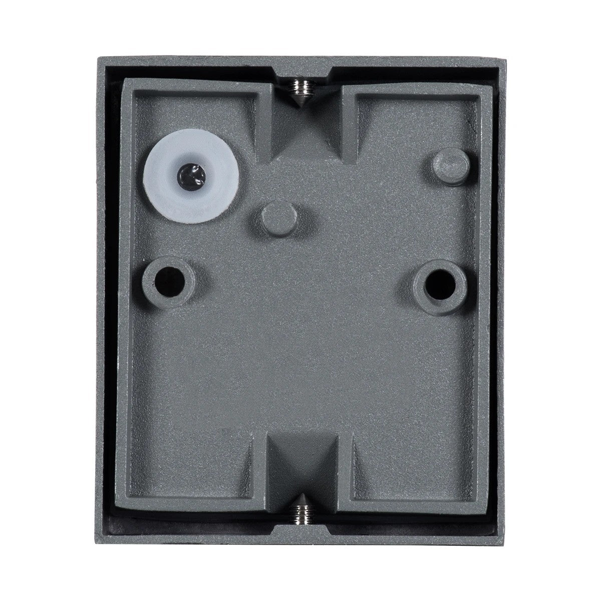 BURANO KLV-101-0019 Φωτιστικό Τοίχου / Απλίκα για Λάμπα MR16 με Ντουί GU10 AC 220-240V Αδιάβροχο IP65 - Γκρι Ανθρακί Ματ - Μ8 x Π8 x Υ7