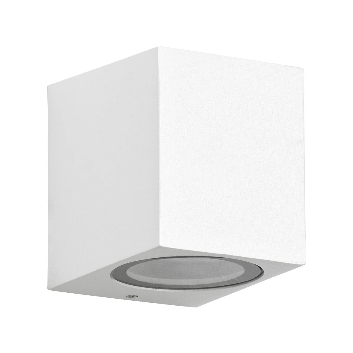 BURANO KLV-101-0020 Φωτιστικό Τοίχου / Απλίκα για Λάμπα MR16 με Ντουί GU10 AC 220-240V Αδιάβροχο IP65 - Λευκό Ματ - Μ8 x Π8 x Υ7