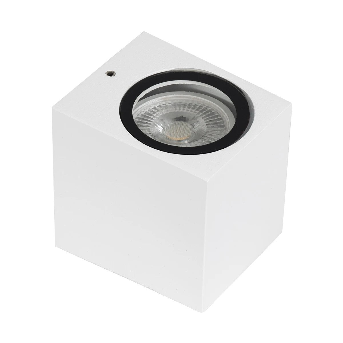BURANO KLV-101-0020 Φωτιστικό Τοίχου / Απλίκα για Λάμπα MR16 με Ντουί GU10 AC 220-240V Αδιάβροχο IP65 - Λευκό Ματ - Μ8 x Π8 x Υ7