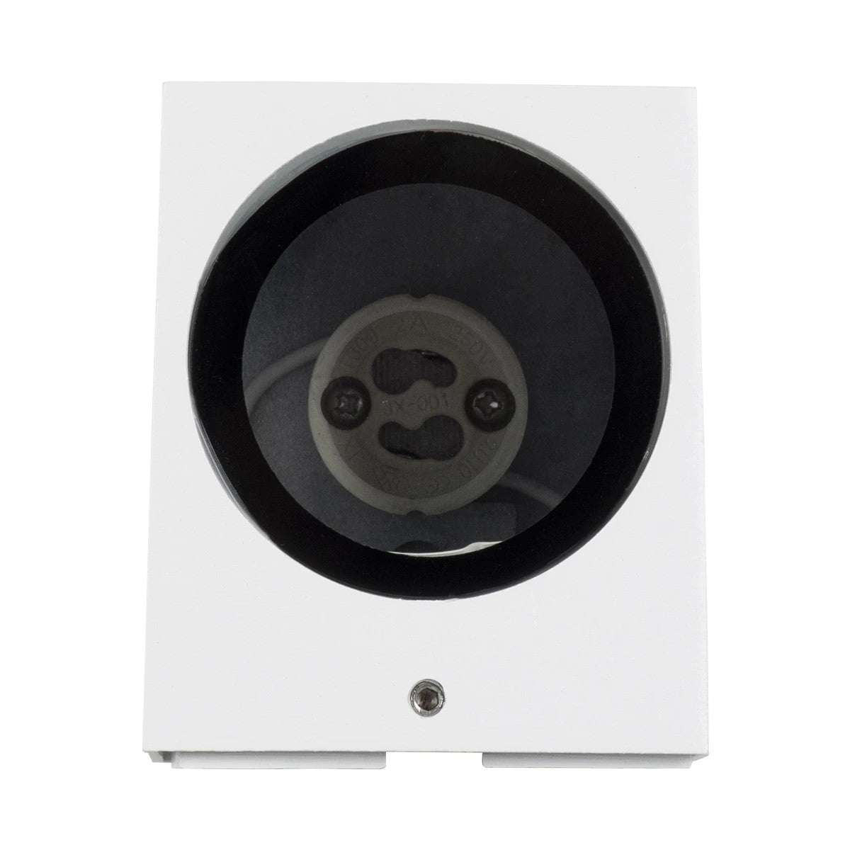 BURANO KLV-101-0020 Φωτιστικό Τοίχου / Απλίκα για Λάμπα MR16 με Ντουί GU10 AC 220-240V Αδιάβροχο IP65 - Λευκό Ματ - Μ8 x Π8 x Υ7