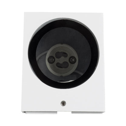 BURANO KLV-101-0020 Φωτιστικό Τοίχου / Απλίκα για Λάμπα MR16 με Ντουί GU10 AC 220-240V Αδιάβροχο IP65 - Λευκό Ματ - Μ8 x Π8 x Υ7