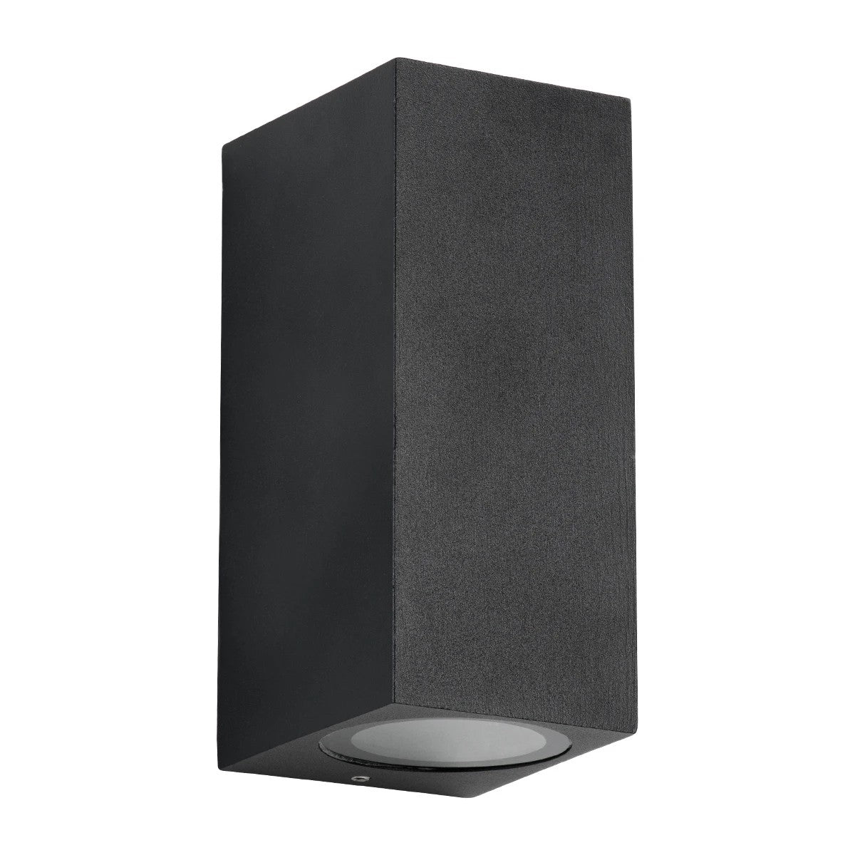 BURANO KLV-101-0021 Φωτιστικό Τοίχου / Απλίκα για 2 Λάμπες MR16 με Ντουί GU10 AC 220-240V Αδιάβροχο IP65 - Μαύρο Ματ - Μ8 x Π8 x Υ15