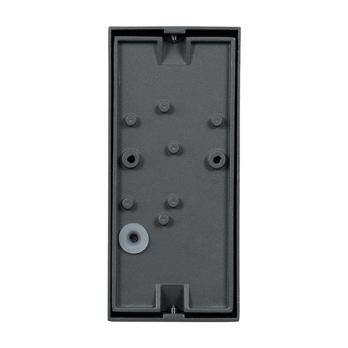 BURANO KLV-101-0022 Φωτιστικό Τοίχου / Απλίκα για 2 Λάμπες MR16 με Ντουί GU10 AC 220-240V Αδιάβροχο IP65 - Γκρι Ανθρακί Ματ - Μ8 x Π8 x Υ15