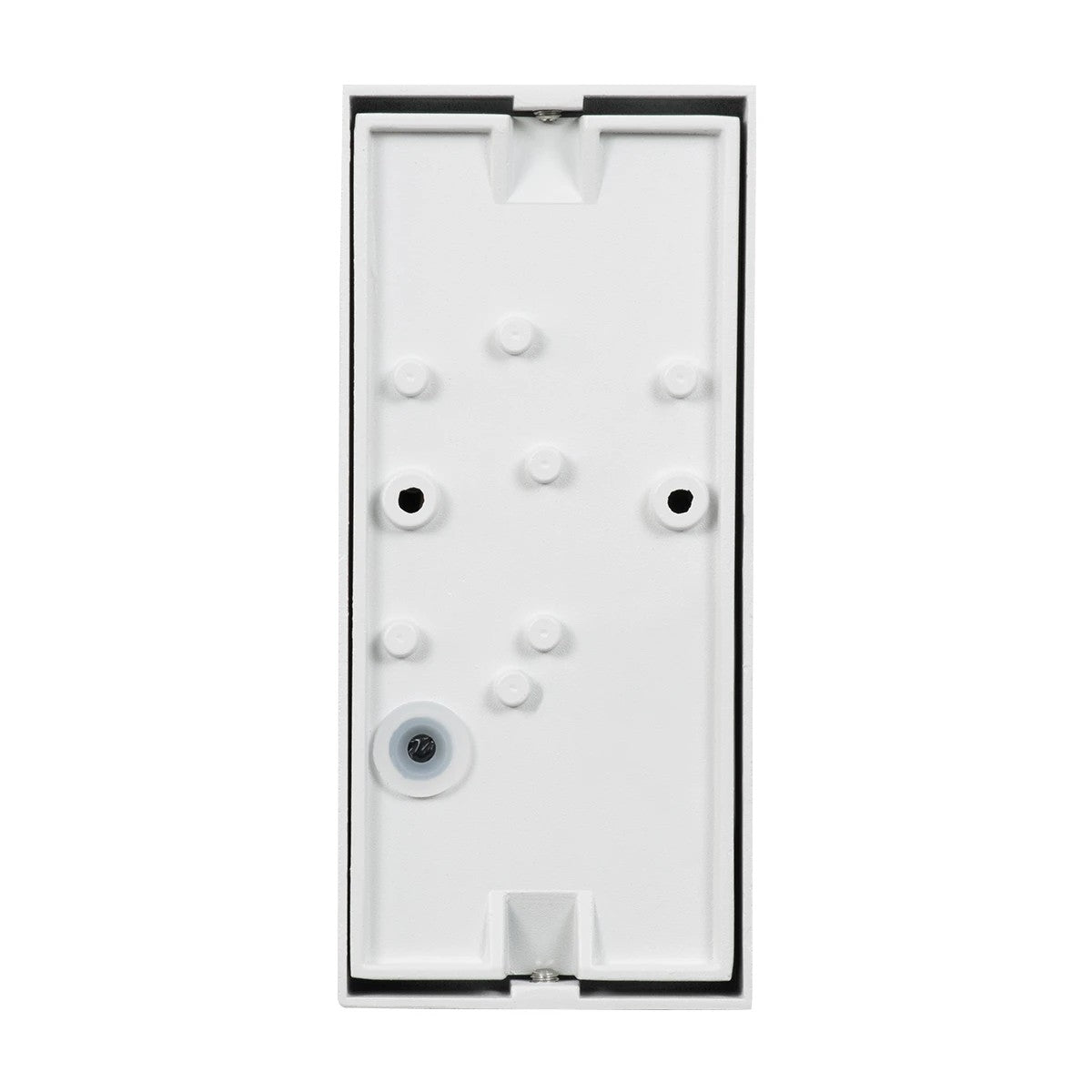 BURANO KLV-101-0023 Φωτιστικό Τοίχου / Απλίκα για 2 Λάμπες MR16 με Ντουί GU10 AC 220-240V Αδιάβροχο IP65 - Λευκό Ματ - Μ8 x Π8 x Υ15