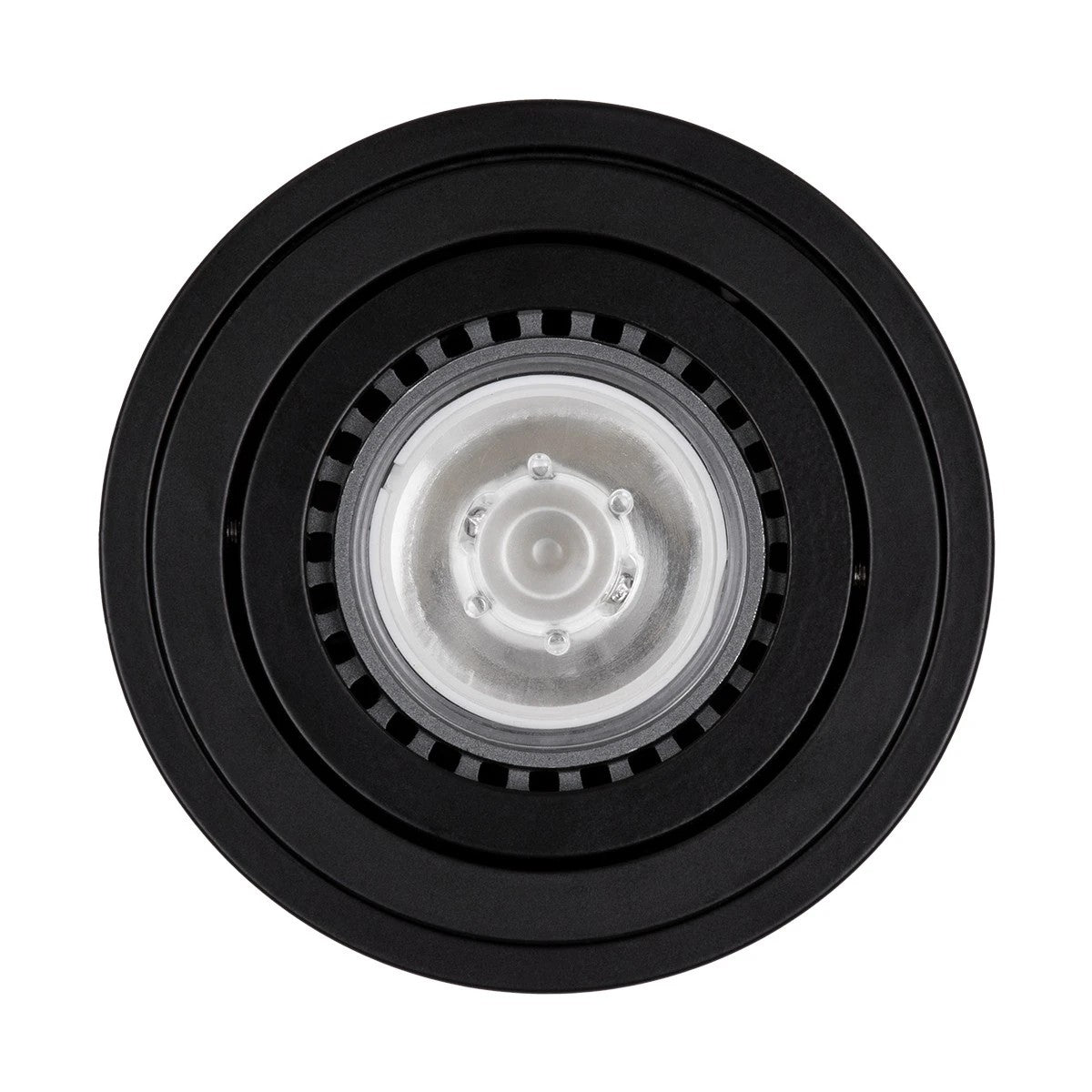 AKIRA KLV-101-0024 Κινούμενο Φωτιστικό Downlight Σποτ για Λάμπα MR16 με Ντουί GU10 AC 220-240V IP20 - Μαύρο Ματ - Μ8 x Π8 x Υ10