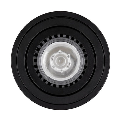 AKIRA KLV-101-0024 Κινούμενο Φωτιστικό Downlight Σποτ για Λάμπα MR16 με Ντουί GU10 AC 220-240V IP20 - Μαύρο Ματ - Μ8 x Π8 x Υ10