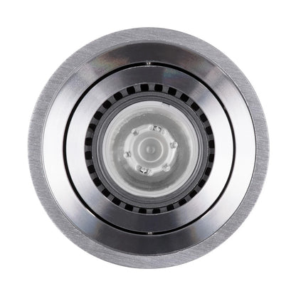 AKIRA KLV-101-0026 Κινούμενο Φωτιστικό Downlight Σποτ για Λάμπα MR16 με Ντουί GU10 AC 220-240V IP20 - Νίκελ Βούρτσας - Μ8 x Π8 x Υ10