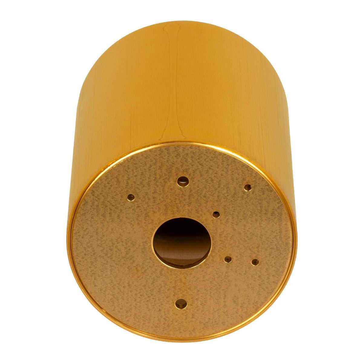 AKIRA KLV-101-0027 Κινούμενο Φωτιστικό Downlight Σποτ για Λάμπα MR16 με Ντουί GU10 AC 220-240V IP20 - Χρυσό Βούρτσας - Μ8 x Π8 x Υ10