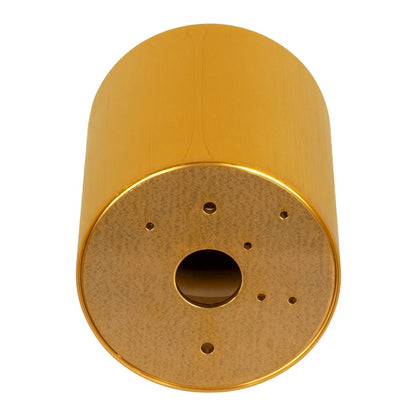 AKIRA KLV-101-0027 Κινούμενο Φωτιστικό Downlight Σποτ για Λάμπα MR16 με Ντουί GU10 AC 220-240V IP20 - Χρυσό Βούρτσας - Μ8 x Π8 x Υ10