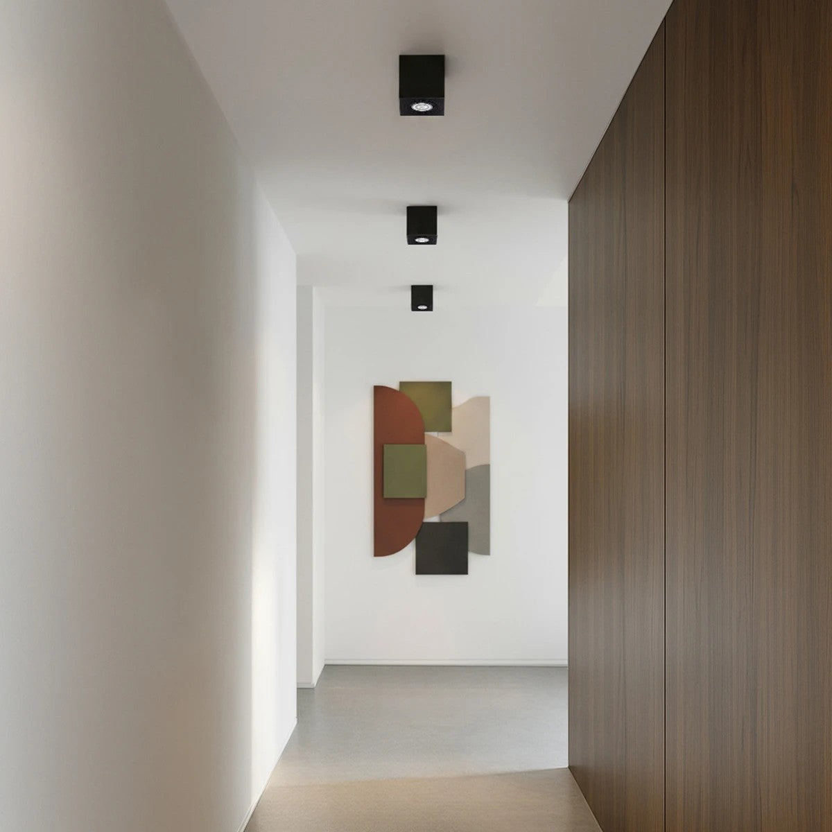 AKIRA KLV-101-0028 Κινούμενο Φωτιστικό Downlight Σποτ για Λάμπα MR16 με Ντουί GU10 AC 220-240V IP20 - Μαύρο Ματ - Μ8 x Π8 x Υ10