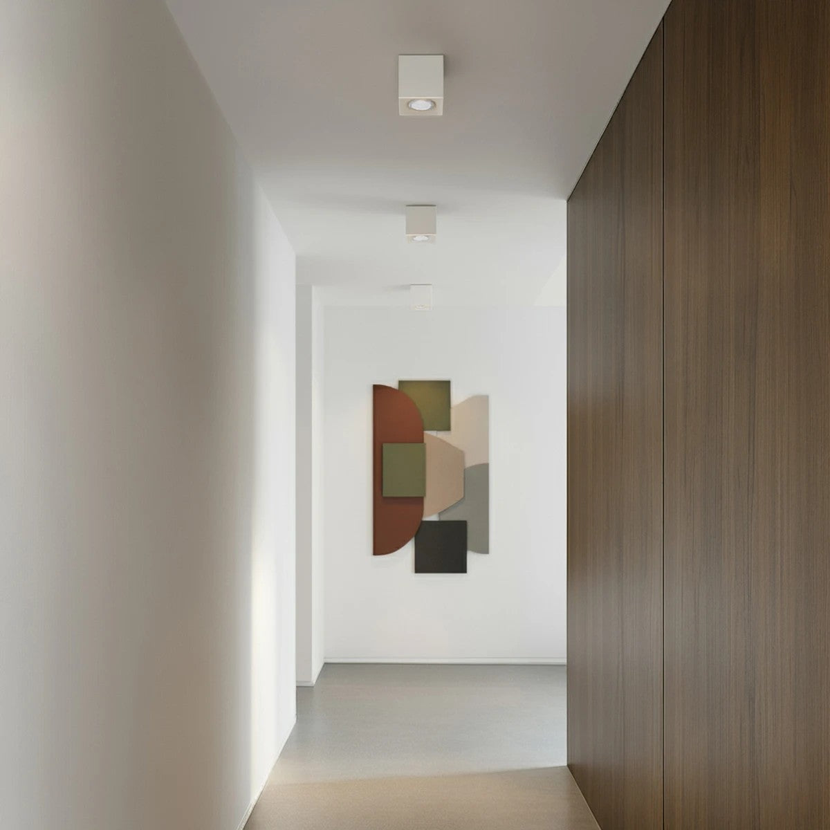 AKIRA KLV-101-0029 Κινούμενο Φωτιστικό Downlight Σποτ για Λάμπα MR16 με Ντουί GU10 AC 220-240V IP20 - Λευκό Ματ - Μ8 x Π8 x Υ10