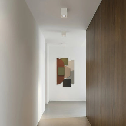 AKIRA KLV-101-0029 Κινούμενο Φωτιστικό Downlight Σποτ για Λάμπα MR16 με Ντουί GU10 AC 220-240V IP20 - Λευκό Ματ - Μ8 x Π8 x Υ10