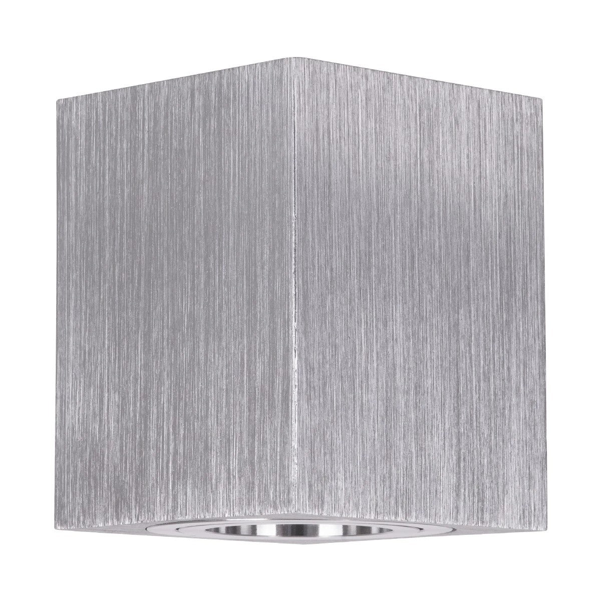 AKIRA KLV-101-0030 Κινούμενο Φωτιστικό Downlight Σποτ για Λάμπα MR16 με Ντουί GU10 AC 220-240V IP20 - Νίκελ Βούρτσας - Μ8 x Π8 x Υ10