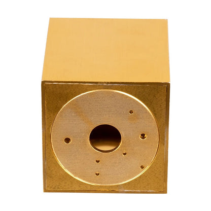 AKIRA KLV-101-0031 Κινούμενο Φωτιστικό Downlight Σποτ για Λάμπα MR16 με Ντουί GU10 AC 220-240V IP20 - Χρυσό Βούρτσας - Μ8 x Π8 x Υ10