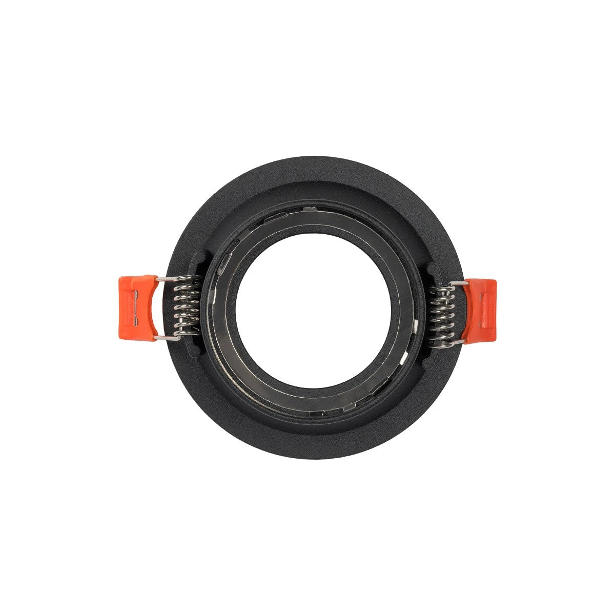 DELTA KLV-101-0032 Χωνευτό Φωτιστικό Downlight Σποτ για Λάμπα MR16 με Ντουί GU10 AC 220-240V IP20 - Μαύρο Ματ - Μ8.5 x Π8.5 x Υ3.5 / Q7.5