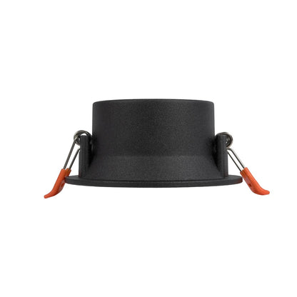 DELTA KLV-101-0032 Χωνευτό Φωτιστικό Downlight Σποτ για Λάμπα MR16 με Ντουί GU10 AC 220-240V IP20 - Μαύρο Ματ - Μ8.5 x Π8.5 x Υ3.5 / Q7.5