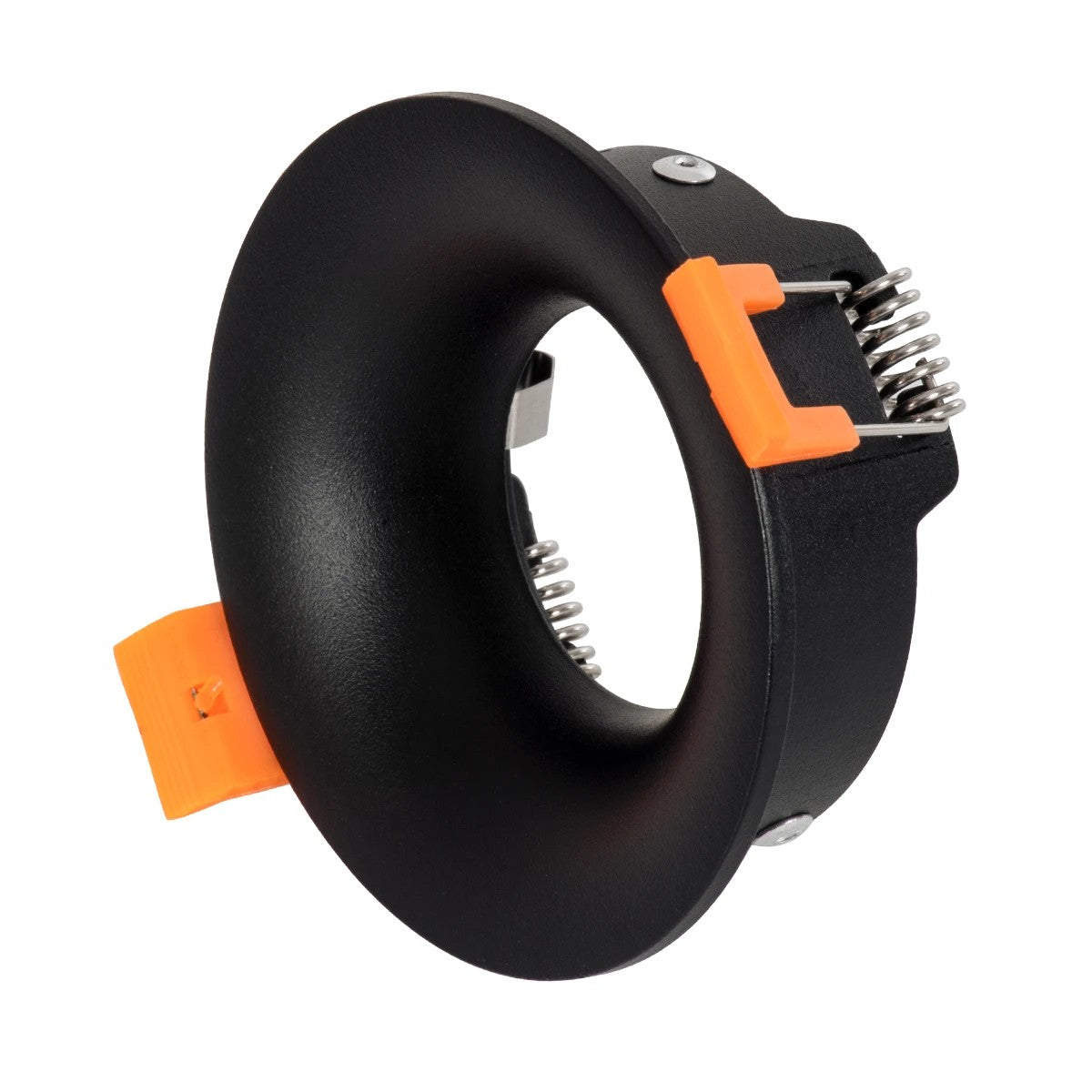 OMICRON KLV-101-0034 Χωνευτό Φωτιστικό Downlight Σποτ για Λάμπα MR16 με Ντουί GU10 AC 220-240V IP20 - Μαύρο Ματ - Μ8.5 x Π8.5 x Υ3 / Q7.5