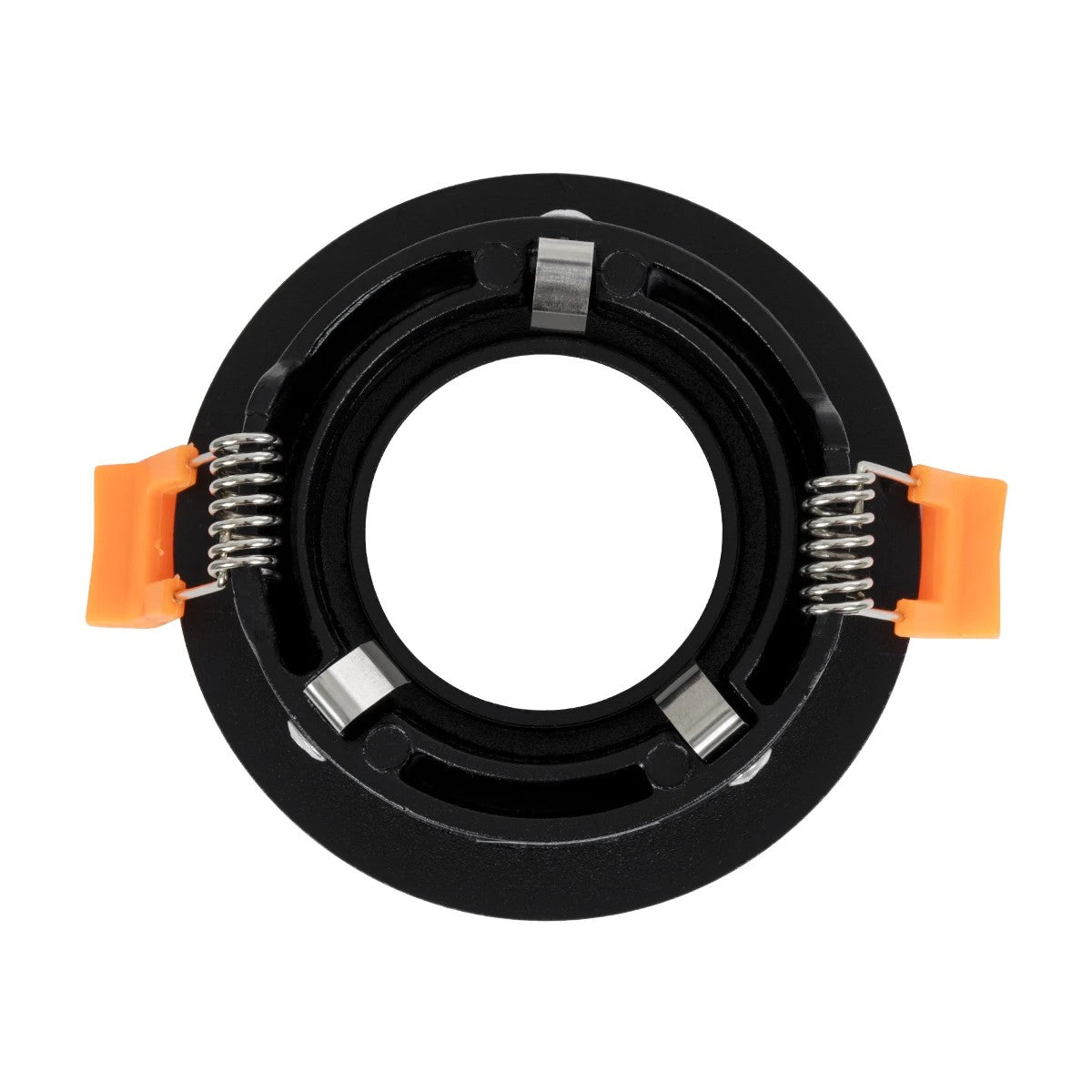 OMICRON KLV-101-0034 Χωνευτό Φωτιστικό Downlight Σποτ για Λάμπα MR16 με Ντουί GU10 AC 220-240V IP20 - Μαύρο Ματ - Μ8.5 x Π8.5 x Υ3 / Q7.5