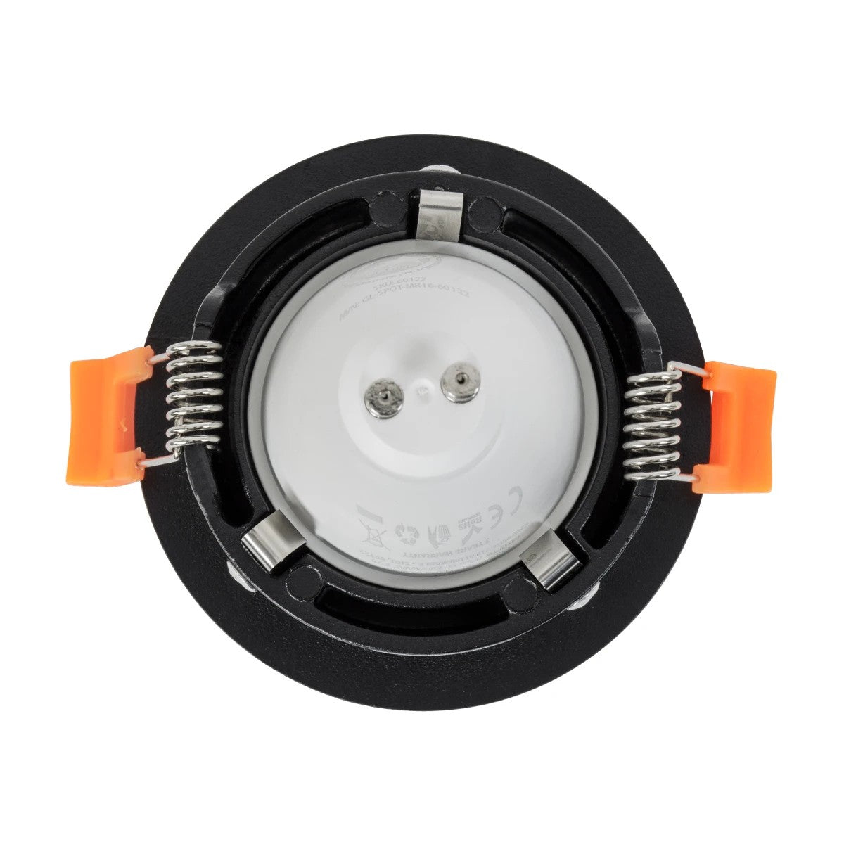 OMICRON KLV-101-0034 Χωνευτό Φωτιστικό Downlight Σποτ για Λάμπα MR16 με Ντουί GU10 AC 220-240V IP20 - Μαύρο Ματ - Μ8.5 x Π8.5 x Υ3 / Q7.5