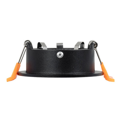 OMICRON KLV-101-0034 Χωνευτό Φωτιστικό Downlight Σποτ για Λάμπα MR16 με Ντουί GU10 AC 220-240V IP20 - Μαύρο Ματ - Μ8.5 x Π8.5 x Υ3 / Q7.5