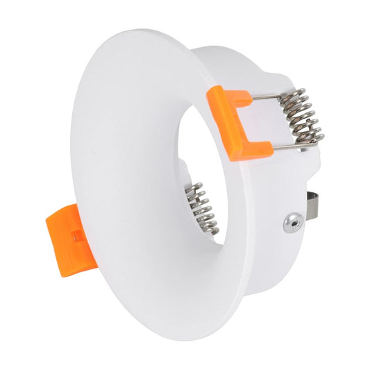 OMICRON KLV-101-0035 Χωνευτό Φωτιστικό Downlight Σποτ για Λάμπα MR16 με Ντουί GU10 AC 220-240V IP20 - Λευκό Ματ - Μ8.5 x Π8.5 x Υ3 / Q7.5