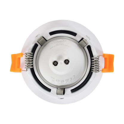 OMICRON KLV-101-0035 Χωνευτό Φωτιστικό Downlight Σποτ για Λάμπα MR16 με Ντουί GU10 AC 220-240V IP20 - Λευκό Ματ - Μ8.5 x Π8.5 x Υ3 / Q7.5