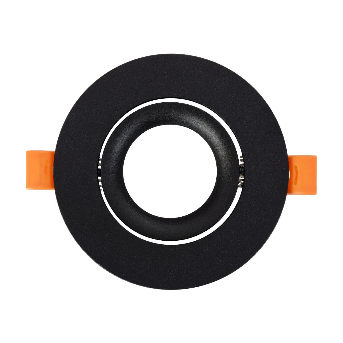 OMEGA KLV-101-0036 Χωνευτό Κινούμενο Φωτιστικό Downlight Σποτ για Λάμπα MR16 με Ντουί GU10 AC 220-240V IP20 - Μαύρο Ματ - Μ10.5 x Π10.5 x Υ2.2 / Q7.5