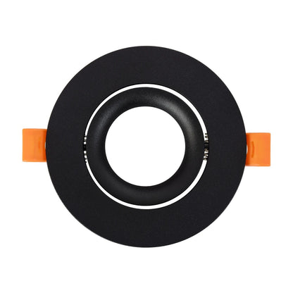 OMEGA KLV-101-0036 Χωνευτό Κινούμενο Φωτιστικό Downlight Σποτ για Λάμπα MR16 με Ντουί GU10 AC 220-240V IP20 - Μαύρο Ματ - Μ10.5 x Π10.5 x Υ2.2 / Q7.5