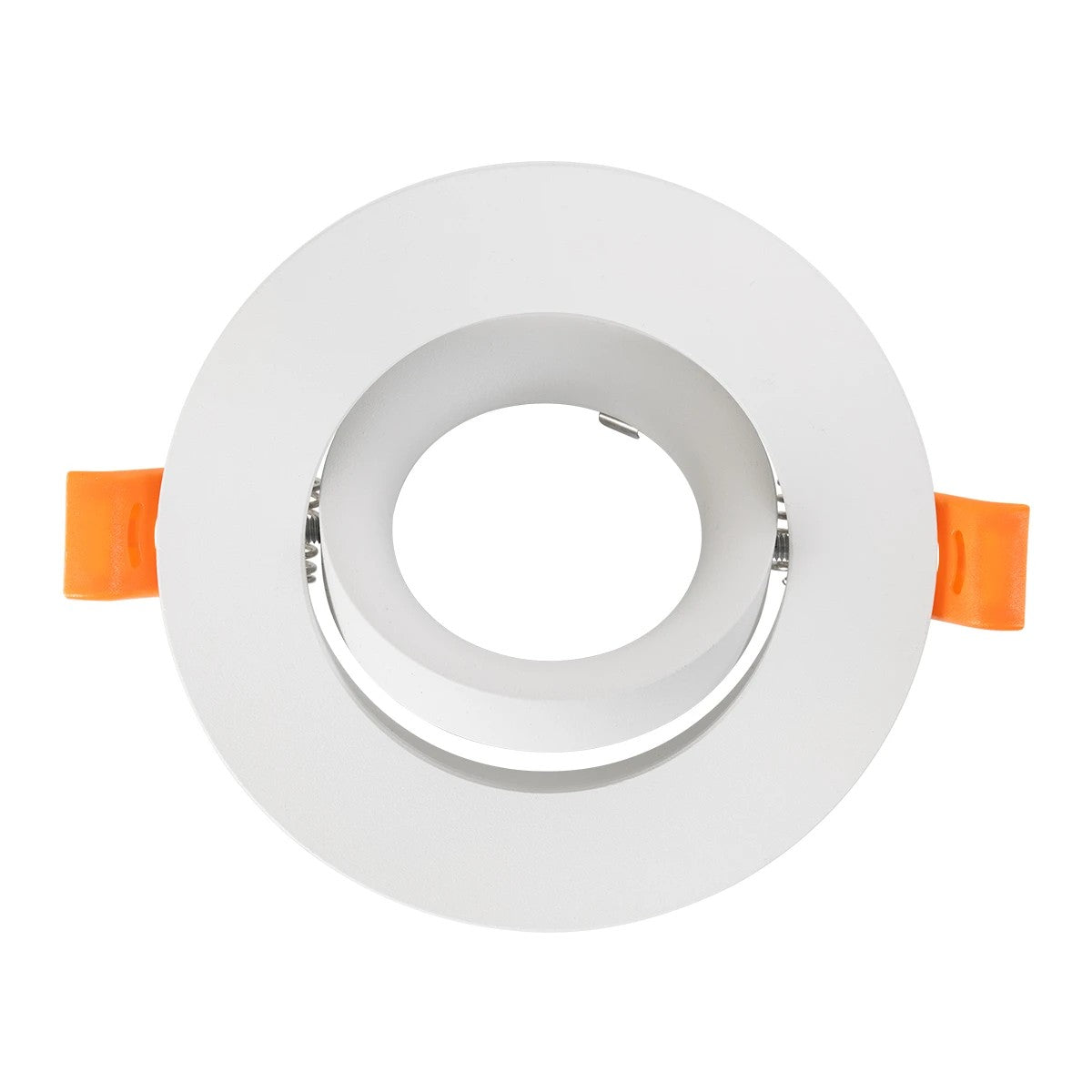 OMEGA KLV-101-0037 Χωνευτό Κινούμενο Φωτιστικό Downlight Σποτ για Λάμπα MR16 με Ντουί GU10 AC 220-240V IP20 - Λευκό Ματ - Μ10.5 x Π10.5 x Υ2.2 / Q7.5