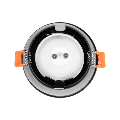 KAPA KLV-101-0038 Χωνευτό Φωτιστικό Downlight Σποτ Μπάνιου για Λάμπα MR16 με Ντουί GU10 AC 220-240V Αδιάβροχο IP65 - Μαύρο Ματ - Μ8.5 x Π8.5 x Υ4.2 / Q7.5