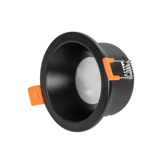 SIGMA KLV-101-0041 Χωνευτό Φωτιστικό Downlight Σποτ Μπάνιου για Λάμπα MR16 με Ντουί GU10 AC 220-240V Αδιάβροχο IP65 - Μαύρο Ματ - Μ8.5 x Π8.5 x Υ4.4 / Q7.5