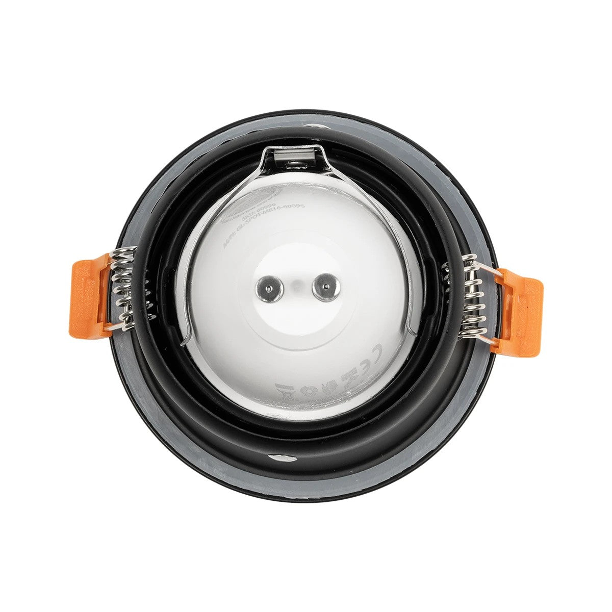 SIGMA KLV-101-0041 Χωνευτό Φωτιστικό Downlight Σποτ Μπάνιου για Λάμπα MR16 με Ντουί GU10 AC 220-240V Αδιάβροχο IP65 - Μαύρο Ματ - Μ8.5 x Π8.5 x Υ4.4 / Q7.5