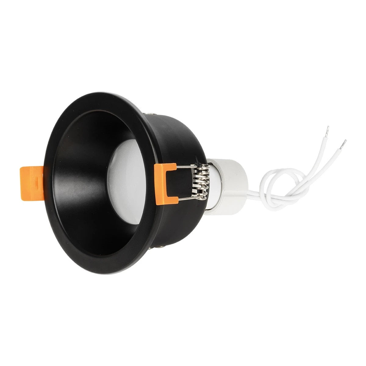 SIGMA KLV-101-0041 Χωνευτό Φωτιστικό Downlight Σποτ Μπάνιου για Λάμπα MR16 με Ντουί GU10 AC 220-240V Αδιάβροχο IP65 - Μαύρο Ματ - Μ8.5 x Π8.5 x Υ4.4 / Q7.5