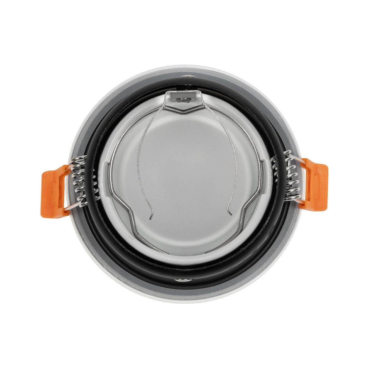 SIGMA KLV-101-0042 Recessed Bathroom Downlight Spot for MR16 Lamp with GU10 Lampholder AC 220-240V Waterproof IP65 - Matte White - L8.5 x W8.5 x H4.5 / D7.5cm