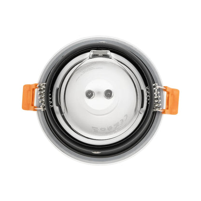 SIGMA KLV-101-0042 Recessed Bathroom Downlight Spot for MR16 Lamp with GU10 Lampholder AC 220-240V Waterproof IP65 - Matte White - L8.5 x W8.5 x H4.5 / D7.5cm