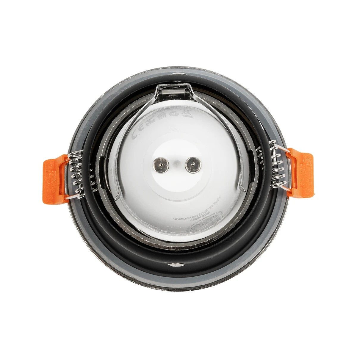 SIGMA KLV-101-0043 Χωνευτό Φωτιστικό Downlight Σποτ Μπάνιου για Λάμπα MR16 με Ντουί GU10 AC 220-240V Αδιάβροχο IP65 - Νίκελ Βούρτσας - Μ8.5 x Π8.5 x Υ4.4 / Q7.5