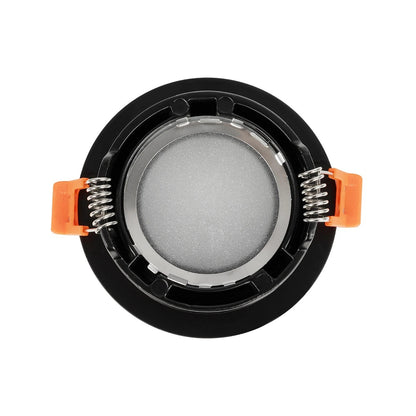 LAMDA KLV-101-0044 Χωνευτό Φωτιστικό Downlight Σποτ Μπάνιου για Λάμπα MR16 με Ντουί GU10 AC 220-240V Αδιάβροχο IP65 - Μαύρο Ματ - Μ8.5 x Π8.5 x Υ3.5 / Q7.5