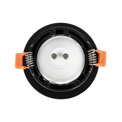 LAMDA KLV-101-0044 Χωνευτό Φωτιστικό Downlight Σποτ Μπάνιου για Λάμπα MR16 με Ντουί GU10 AC 220-240V Αδιάβροχο IP65 - Μαύρο Ματ - Μ8.5 x Π8.5 x Υ3.5 / Q7.5