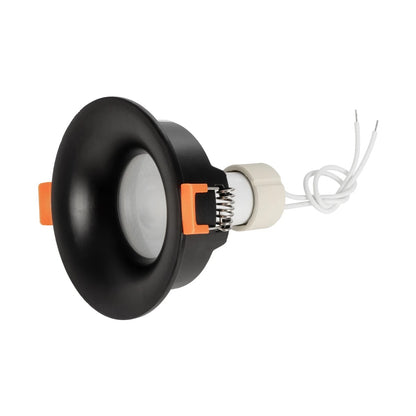 LAMDA KLV-101-0044 Χωνευτό Φωτιστικό Downlight Σποτ Μπάνιου για Λάμπα MR16 με Ντουί GU10 AC 220-240V Αδιάβροχο IP65 - Μαύρο Ματ - Μ8.5 x Π8.5 x Υ3.5 / Q7.5
