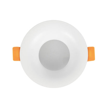 LAMDA KLV-101-0045 Χωνευτό Φωτιστικό Downlight Σποτ Μπάνιου για Λάμπα MR16 με Ντουί GU10 AC 220-240V Αδιάβροχο IP65 - Λευκό Ματ - Μ8.5 x Π8.5 x Υ3.5 / Q7.5