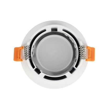 LAMDA KLV-101-0045 Χωνευτό Φωτιστικό Downlight Σποτ Μπάνιου για Λάμπα MR16 με Ντουί GU10 AC 220-240V Αδιάβροχο IP65 - Λευκό Ματ - Μ8.5 x Π8.5 x Υ3.5 / Q7.5