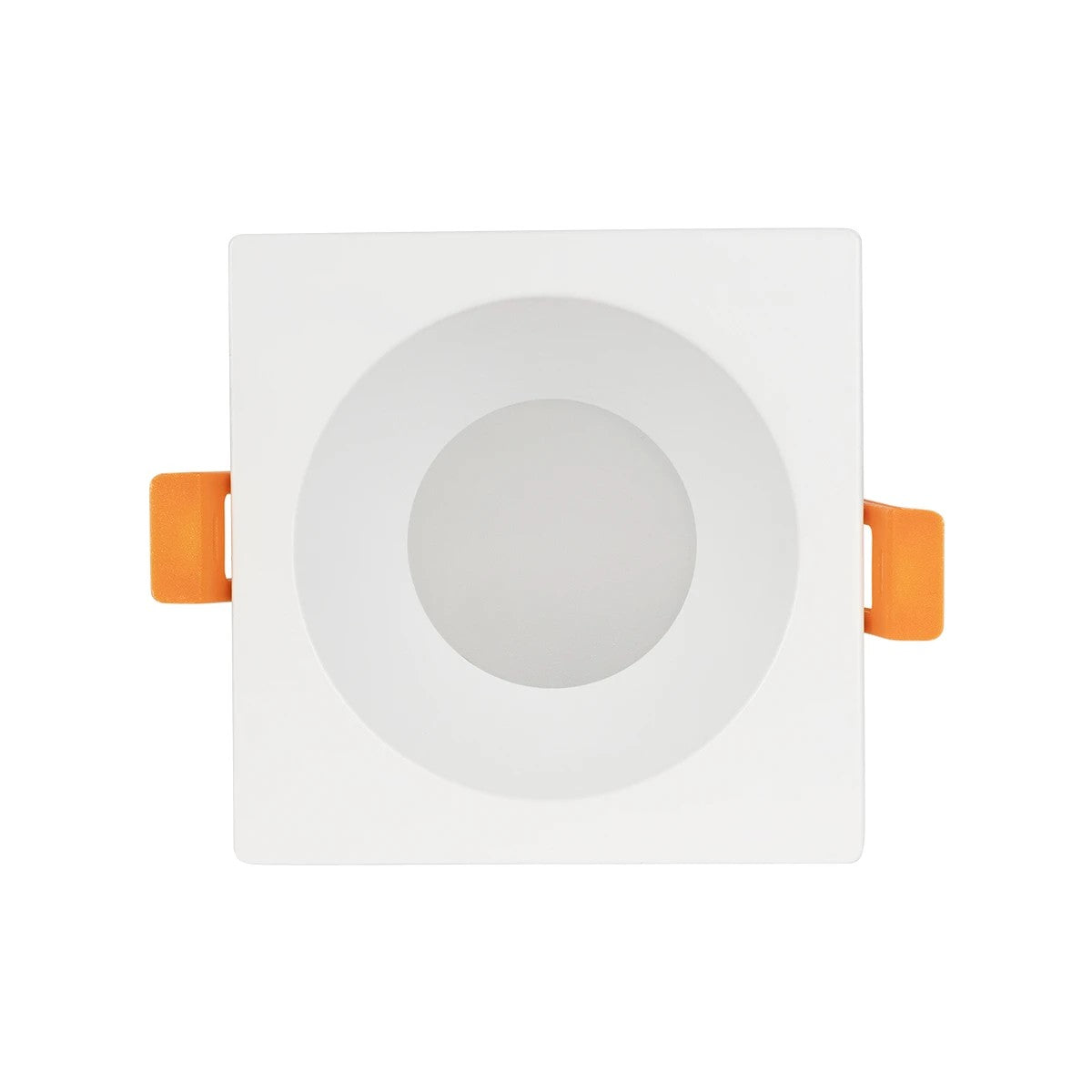 EPSILON KLV-101-0048 Χωνευτό Φωτιστικό Downlight Σποτ Μπάνιου για Λάμπα MR16 με Ντουί GU10 AC 220-240V Αδιάβροχο IP65 - Λευκό Ματ - Μ8.5 x Π8.5 x Υ4.4 / Q7.5 x 7.5