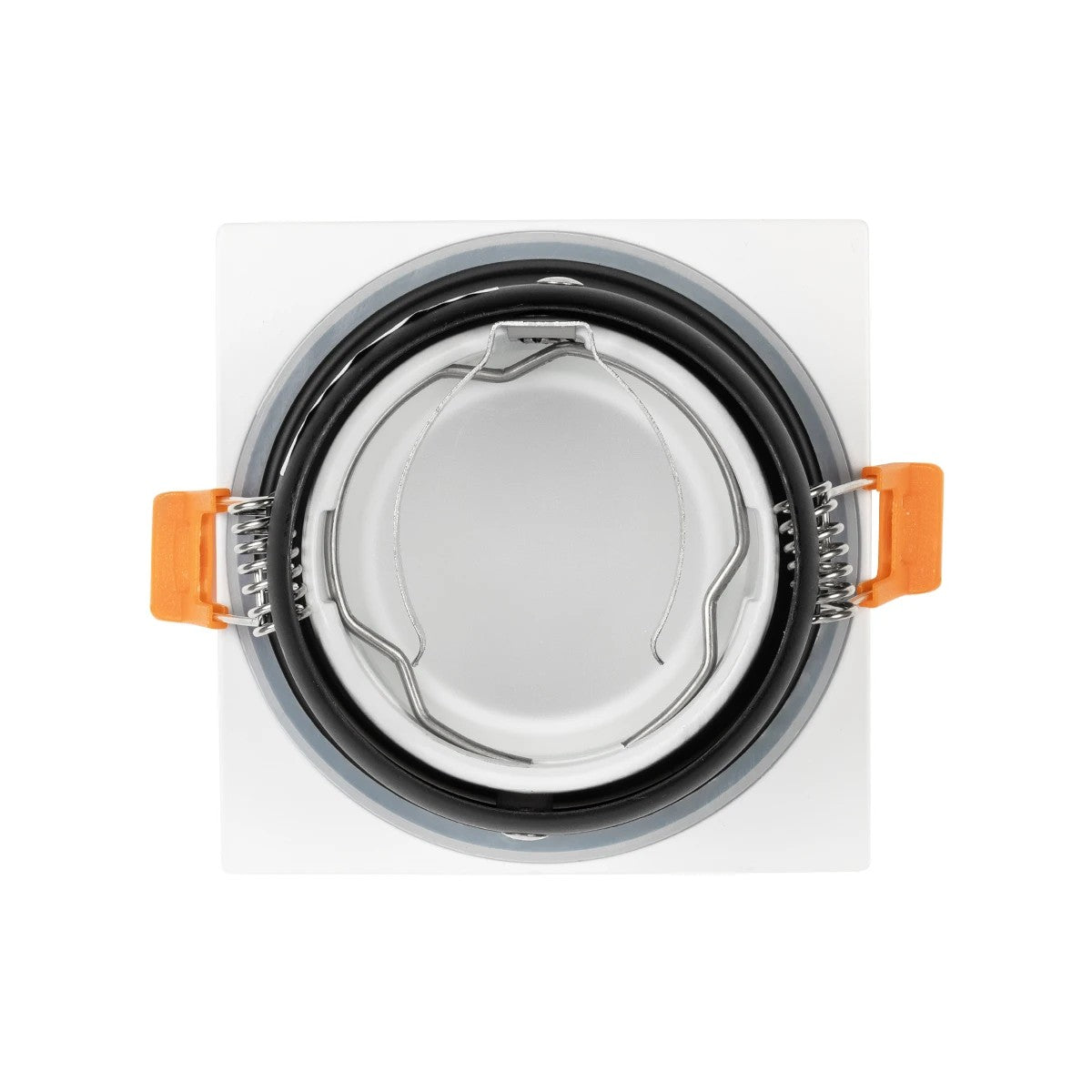 EPSILON KLV-101-0048 Χωνευτό Φωτιστικό Downlight Σποτ Μπάνιου για Λάμπα MR16 με Ντουί GU10 AC 220-240V Αδιάβροχο IP65 - Λευκό Ματ - Μ8.5 x Π8.5 x Υ4.4 / Q7.5 x 7.5