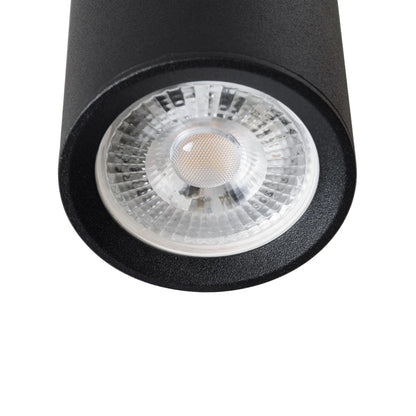 DUCT KLV-101-0050 Downlight Spot Luminaire for MR16 Bulb with GU10 Socket AC 220-240V IP20 - Matte Black - L6 x W6 x H15