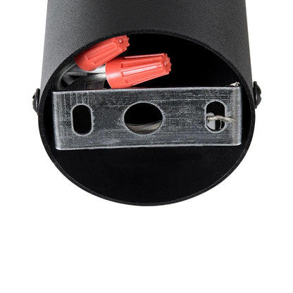 DUCT KLV-101-0050 Downlight Spot Luminaire for MR16 Bulb with GU10 Socket AC 220-240V IP20 - Matte Black - L6 x W6 x H15