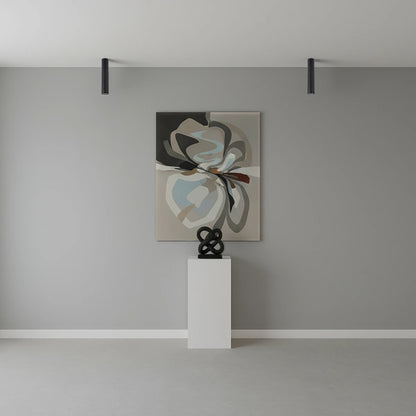 DUCT KLV-101-0051 Φωτιστικό Downlight Σποτ για Λάμπα MR16 με Ντουί GU10 AC 220-240V IP20 - Μαύρο Ματ - Μ6 x Π6 x Υ30