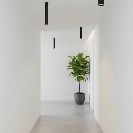 DUCT KLV-101-0052 Φωτιστικό Downlight Σποτ για Λάμπα MR16 με Ντουί GU10 AC 220-240V IP20 - Μαύρο Ματ - Μ6 x Π6 x Υ45