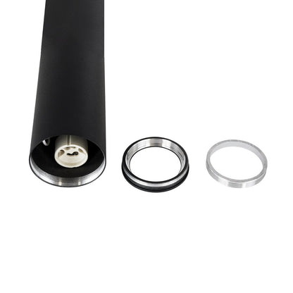 DUCT KLV-101-0052 Φωτιστικό Downlight Σποτ για Λάμπα MR16 με Ντουί GU10 AC 220-240V IP20 - Μαύρο Ματ - Μ6 x Π6 x Υ45
